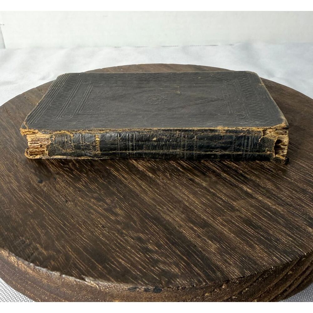 1800s Mini Pocket Bible KJV New Testament Handwritten Family Names Civil War Era